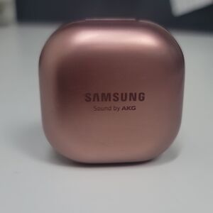 Samsung AKG Metallic Pink Earbuds Case